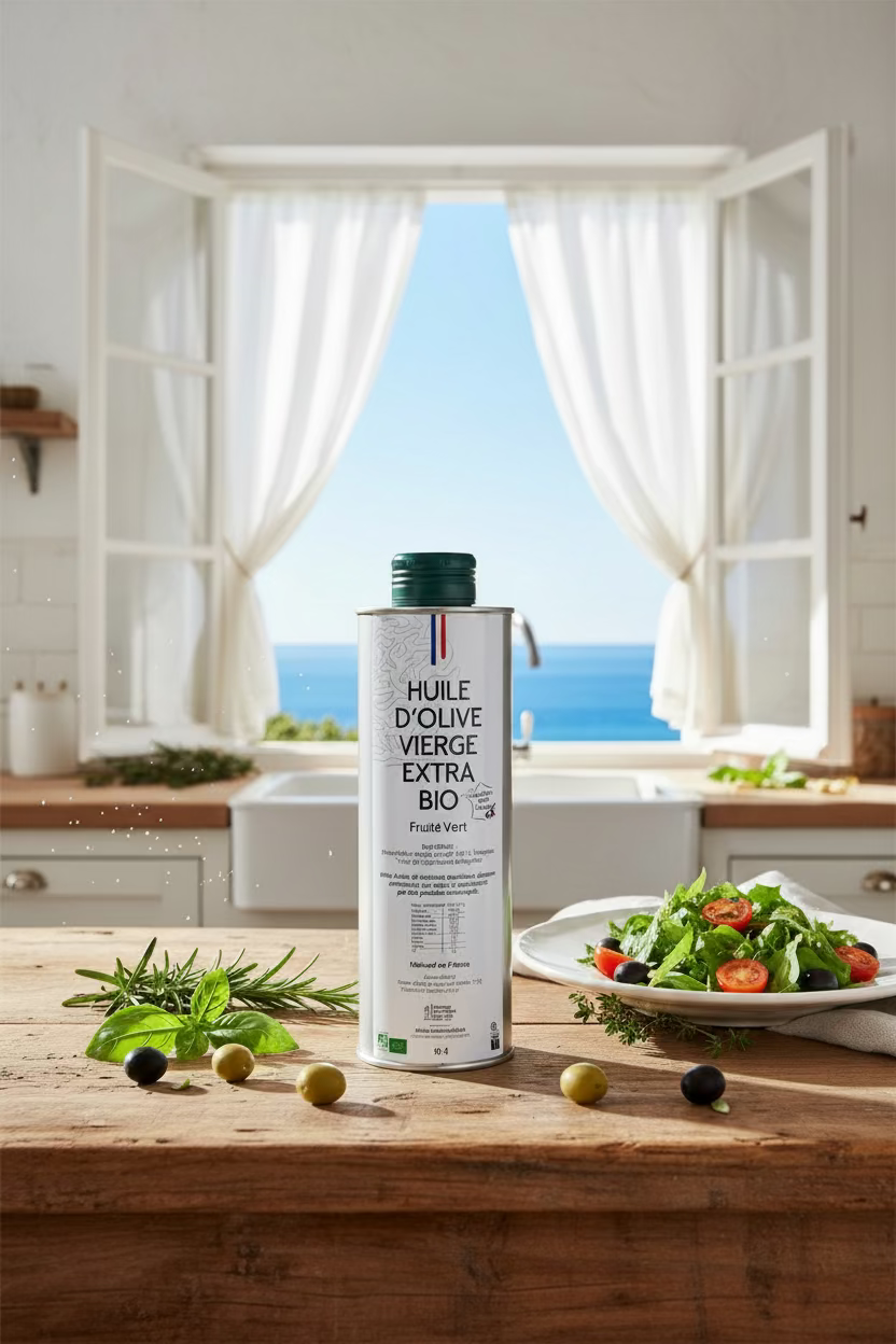 Huile d'olive BIO Fruité Vert - VIERGE EXTRA