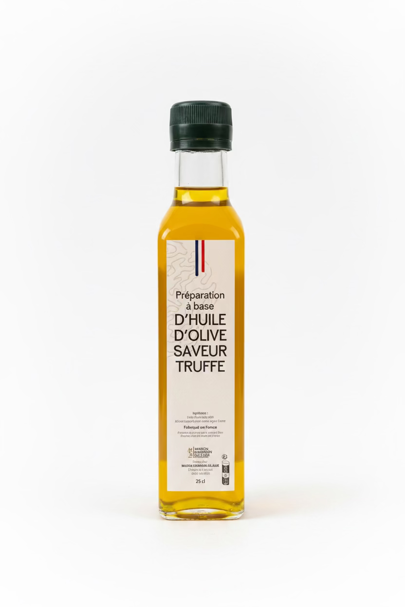 Préparation à base d’Huile d’Olive vierge extra Saveur Truffe